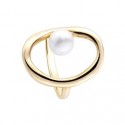 SORTIJA .DURAN COCO OVAL PERLA DESPLAZADA