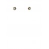 PENDIENTES TU Y YO PERLA 3MM CON FLORECITA