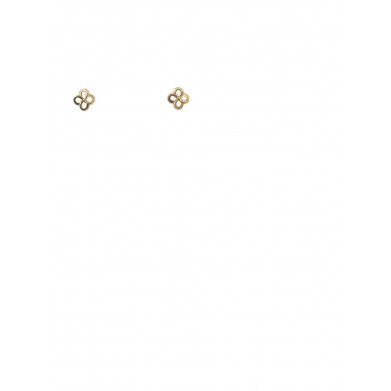 PENDIENTES ORO FLOR NACAR