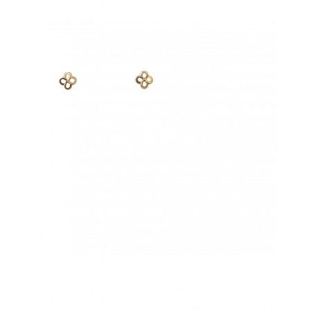 PENDIENTES ORO FLOR NACAR