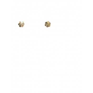 PENDIENTES ORO FLOR 6MM