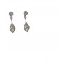PENDIENTES ORO BLANCO Y CIRCONITA