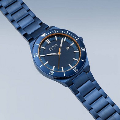 RELOJ BERING SOLAR ESF.AZUL TORNASOLADO
