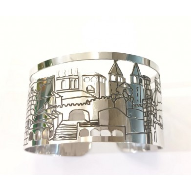 PULSERA CACERES PLATA