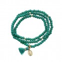 PULSERA P.DURAN JOLIE ELASTICA VERDE