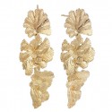 PENDIENTES P.DURAN HOJA CON TEXTURA
