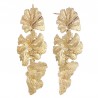 PENDIENTES P.DURAN HOJA CON TEXTURA