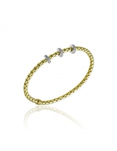 BRAZALETE CHIMENTO ORO CON 3DONUTS DIAMANTES