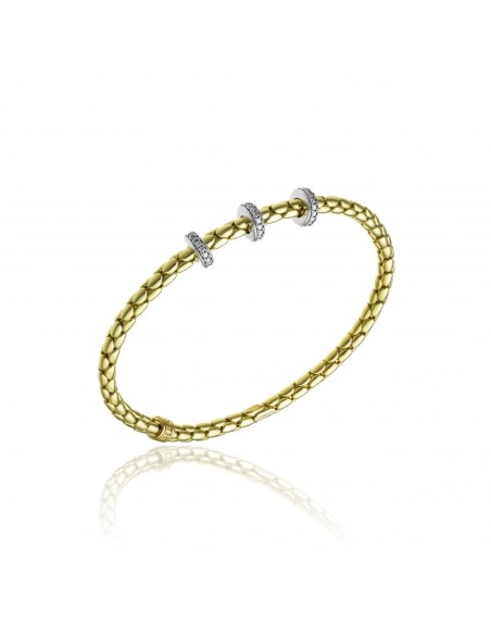 BRAZALETE CHIMENTO ORO CON 3DONUTS DIAMANTES
