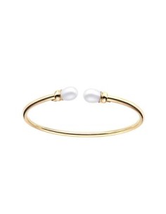 BRAZALETE P.DURAN TUBOGAS LISO PERLA