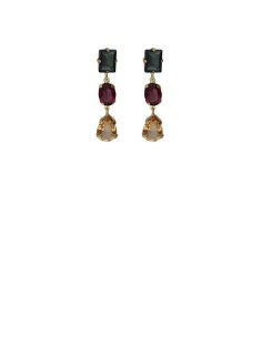 PENDIENTES V.CRUZ BOREA CRISTAL MULTICOLOR
