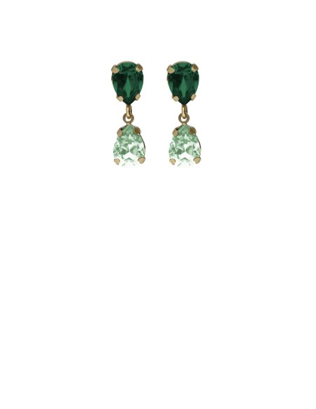 PENDIENTES V.CRUZ PLATA LAGRIMA BIRTHSTONE