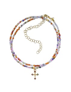 COLGANTE P.DURAN CAMELOT CON CRUZ CIRCONITA     