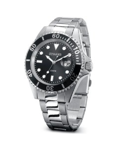 RELOJ DUWARD CRO NEGRO Y PLATA