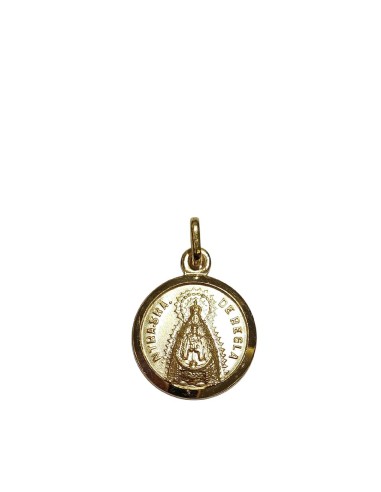 MEDALLA ORO VIRGEN DE REGLA 17 MM