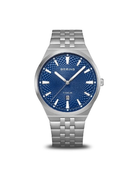 RELOJ BERING TITANIUM 41MM ESFERA AZUL 