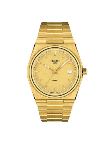 RELOJ TISSOT PVD PRX DORADO CHAMPAN