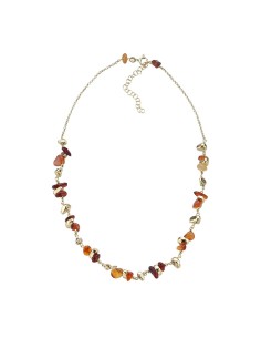 COLLAR P.DURAN CASABLANCA CORANLINA Y HEMATITE