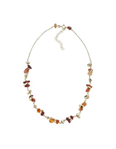 COLLAR P.DURAN CASABLANCA CORANLINA Y HEMATITE