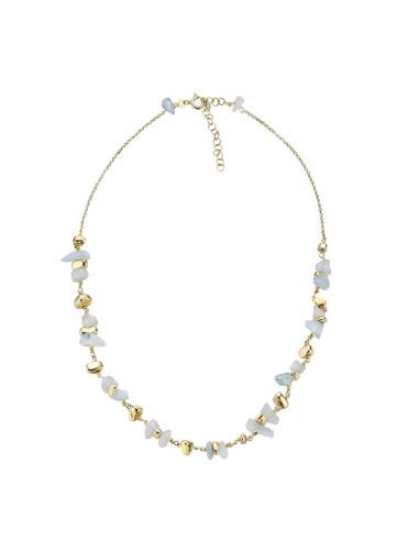 COLLAR  P.DURAN CASABLANCA AGUAMARINA Y HEMA