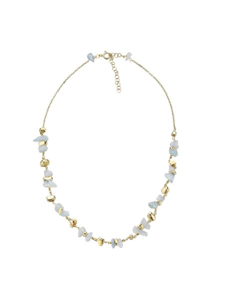 COLLAR  P.DURAN CASABLANCA AGUAMARINA Y HEMA