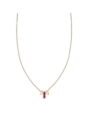 COLGANTE BEAUTIFUL RUBI DORADO