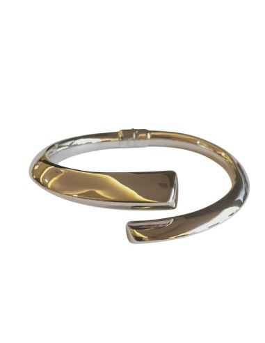 BRAZALETE PLATA ABIERTO TRIANGULAR
