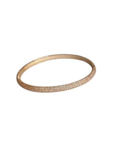 MEDIA CAÑA PLATA CON PAVÉ DE CIRCONITA CHAMPAN