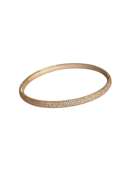 MEDIA CAÑA PLATA CON PAVÉ DE CIRCONITA CHAMPAN