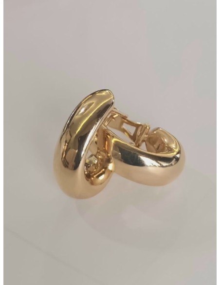 PENDIENTES ORO ARO GRUESO BRILLO