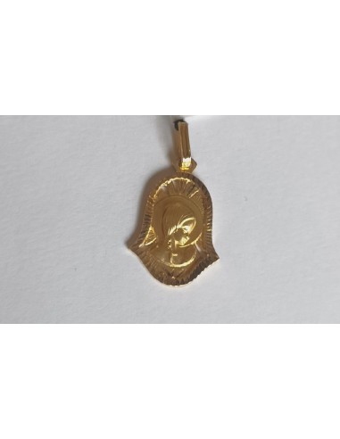 MEDALLA ORO VIRGEN NIÑA CAPILLITA