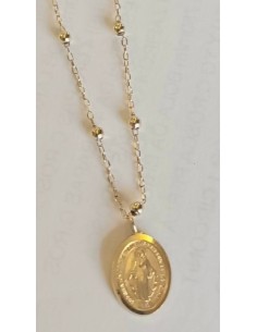 CADENA CON MEDALLA LA MILAGROSA ORO