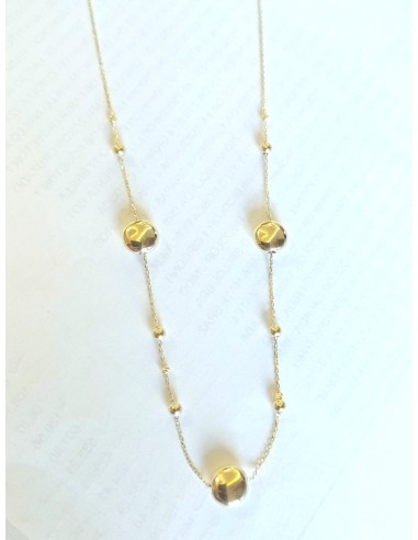 GARGANTILLA ORO CON LENTEJAS