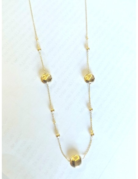 GARGANTILLA ORO CON LENTEJAS