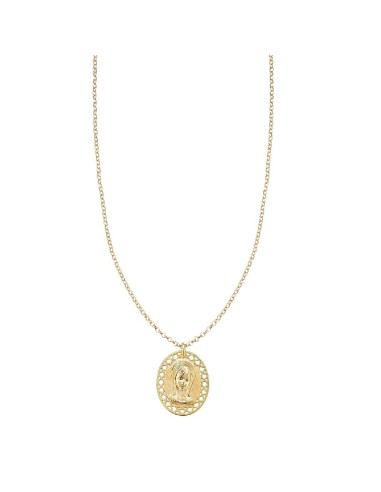 COLGANTE MI PRIMERA JOYA MEDALLA OVAL VIRGEN NIÑA