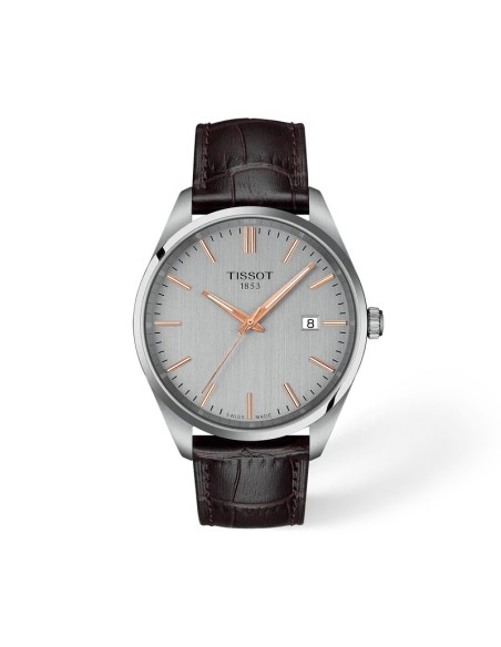 RELOJ TISSOT PR100 QUARZ ACERO ESF GRIS PIEL