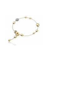PULSERA CHIMENTO ORO CON BRILLANTES AQUA