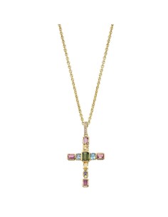 COLGANTE P.DURAN CON CRUZ Y PIEDRAS 