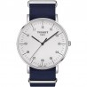 RELOJ TISSOT EVERYTIME SYNT BLUE SILVER