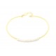 PULSERA ORO BLANCO CON BRILLANTES