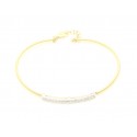 PULSERA ORO BLANCO CON BRILLANTES