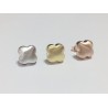 PENDIENTES PLATA MATIZADA TREBOL